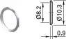 23.5107 Stäubli Electrical Connectors Muttern, Scheiben, Ringe