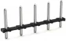 Stiftleiste, 2-polig, RM 7.5 mm, gerade, schwarz, 2092-3702
