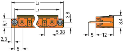 231-334/108-000 WAGO PCB Connection Systems Image 2