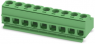 Leiterplattenklemme, 9-polig, RM 5 mm, 0,2-1,5 mm², 10 A, Schraubanschluss, grün, 1755800