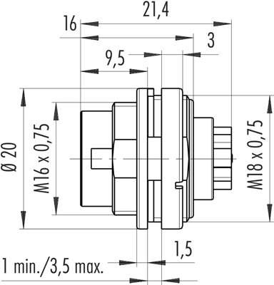 09 0323 700 06 binder Other Circular Connectors Image 2