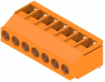 Leiterplattenklemme, 7-polig, RM 5.08 mm, 0,08-6,0 mm², 20 A, Schraubanschluss, orange, 2431960000