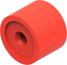 Muffendichtung, rund, Ø 10 mm, (H) 8 mm, rot, für Druckschalter, 1825068-2