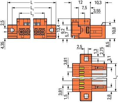 734-346/019-000/035-000 WAGO PCB Connection Systems Image 2