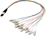 Fanout Kabel, MTP-M auf LC, 1 m, OM3, Multimode 50/125 µm