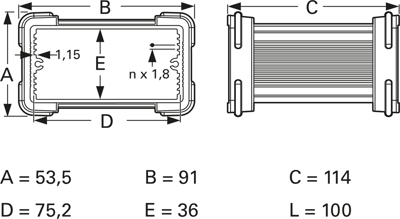 10035404 Fischer Elektronik Kleingehäuse und Modulgehäuse