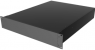 Aluminium Gehäuse, (L x B x H) 559 x 421 x 89 mm, schwarz (RAL 9005), IP32, RM2U1922SBK