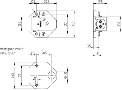 930822106 Hirschmann Automation and Control Gerätesteckverbinder Bild 2