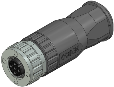 43-00092 CONEC Sensor-Aktor Rundsteckverbinder Bild 2