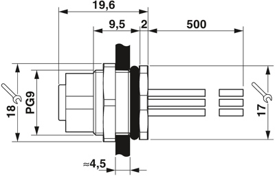 1542732 Phoenix Contact Sensor-Aktor Kabel Bild 2