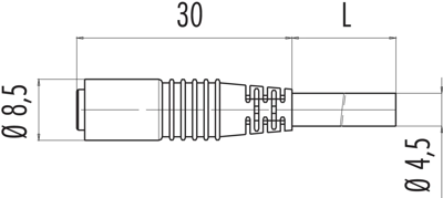 79 3410 12 03 binder Sensor-Aktor Kabel Bild 2