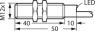 Näherungsschalter, Einbaumontage M12, 1 Öffner, 200 mA, Erfassungsbereich 4 mm, 7900035