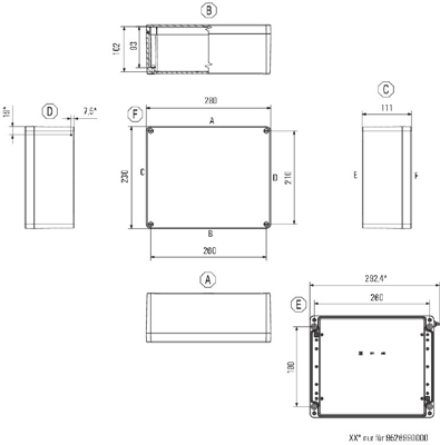 9529270000 Weidmüller General Purpose Enclosures Image 2