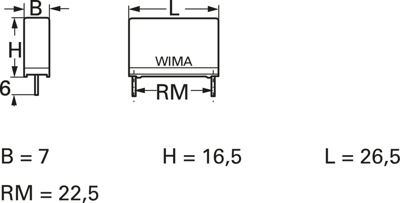 MKS4C046805D00KSSD Wima Folienkondensatoren Bild 2