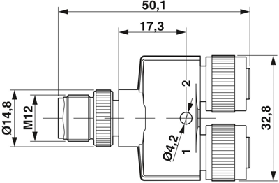 1683413 Phoenix Contact Sensor-Actuator Adapter Image 2