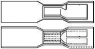 Rundstecker, Ø 4 mm, L 30 mm, isoliert, gerade, rot, 0,3-0,9 mm², AWG 22 bis 18, CC2632-000