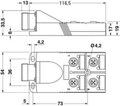 1692682 Phoenix Contact Sensor-Actuator Distribution Boxes Image 2