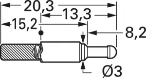 5110/S.02-D-1.2NE-AU-2.3 C PTR Prüfstifte