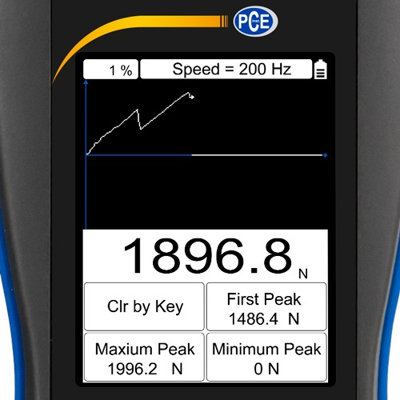 PCE-DFG NF 2K PCE Instruments Zug, Druck und Kraft Messgeräte Bild 3