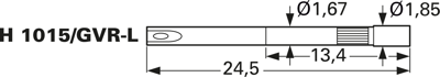 H 1015/GRV-L-AU PTR Zubehör für Prüfstifte