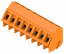 Leiterplattenklemme, 8-polig, RM 5.08 mm, 0,2-2,5 mm², 15 A, Schraubanschluss, orange, 9994590000