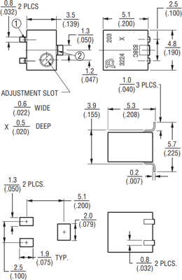 3224X-1-103E Bourns Electronics GmbH Trimmpotentiometer Bild 2