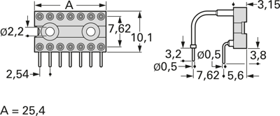 10031453 Fischer Elektronik Halbleiterfassungen, Halterungen Bild 2