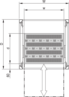 22117-860 SCHROFF Accessories for Enclosures