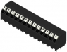 Leiterplattenklemme, 13-polig, RM 5 mm, 0,13-1,5 mm², 12 A, Federklemmanschluss, schwarz, 1884470000