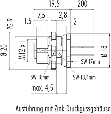 76 0532 1111 00012-0200 binder Sensor-Aktor Kabel Bild 2