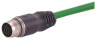 Sensor-Aktor Kabel, M17-Kabelstecker, gerade auf offenes Ende, 17-polig, 10 m, PUR, schwarz, 2 A, 21375100F02100