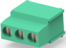 Leiterplattenklemme, 3-polig, RM 5 mm, 0,05-3 mm², 17.5 A, Käfigklemme, grün, 284410-3