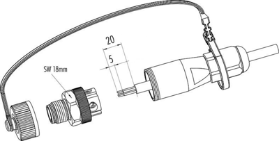 99 0429 684 04 binder Sensor-Aktor Rundsteckverbinder Bild 2