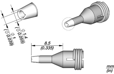 C360013 JBC Soldering tips, desoldering tips and hot air nozzles