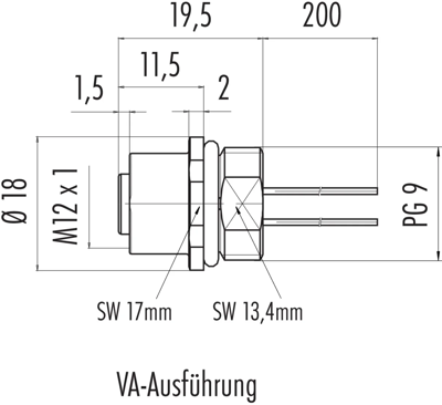 76 0132 0111 00012-0200 binder Sensor-Aktor Kabel Bild 2