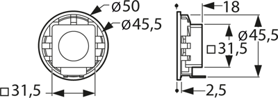 K 50 WP 16 OHM VISATON Akustische Signalgeber Bild 2