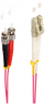 LWL-Duplex-Patchkabel, LC auf ST, 1 m, OM4, Multimode 50/125 µm