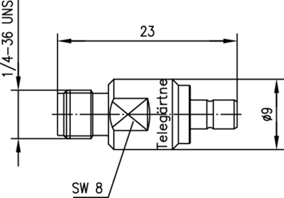 100024809 Telegärtner Koaxial Adapter Bild 2