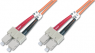 LWL-Duplex-Patchkabel, SC auf SC, 1 m, OM2, Multimode 50/125 µm