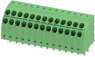 Leiterplattenklemme, 13-polig, RM 3.5 mm, 0,2-1,5 mm², 13.5 A, Federklemmanschluss, grün, 1725055