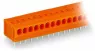Leiterplattenklemme, 1,5 mm², RM 3,81 mm, 10-polig, PUSH WIRE®, orange