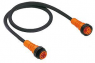 Sensor-Aktor Kabel, 7/8"-Kabeldose, gerade auf offenes Ende, 5-polig, 5 m, PUR, schwarz, 71251