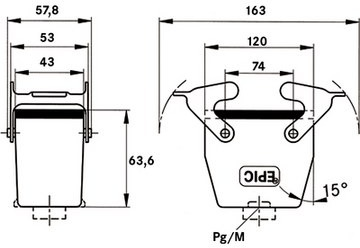 19127000 LAPP Housings for HDC Connectors Image 2