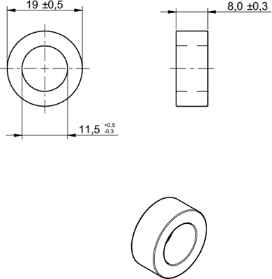 74270121 Würth Elektronik eiSos Ferrite cable cores Image 2