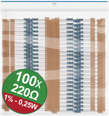 22P043 QUADRIOS Bedrahtete Widerstände