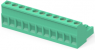 Leiterplattenklemme, 11-polig, RM 5.08 mm, 0,05-3 mm², 15 A, Käfigklemme, grün, 1-796634-1