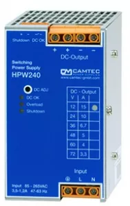 HPW02401.012 CAMTEC DIN Rail Power Supplies