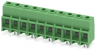 Leiterplattenklemme, 10-polig, RM 10.16 mm, 0,5-16 mm², 76 A, Schraubanschluss, grün, 1709762