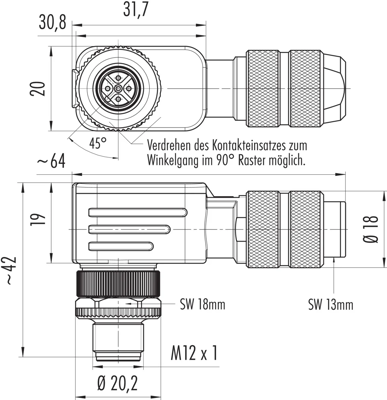 99 1439 820 05 binder Sensor-Aktor Rundsteckverbinder Bild 2