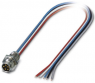 Sensor-Aktor Kabel, M8-Flanschstecker, gerade auf offenes Ende, 5-polig, 0.5 m, 4 A, 1440119